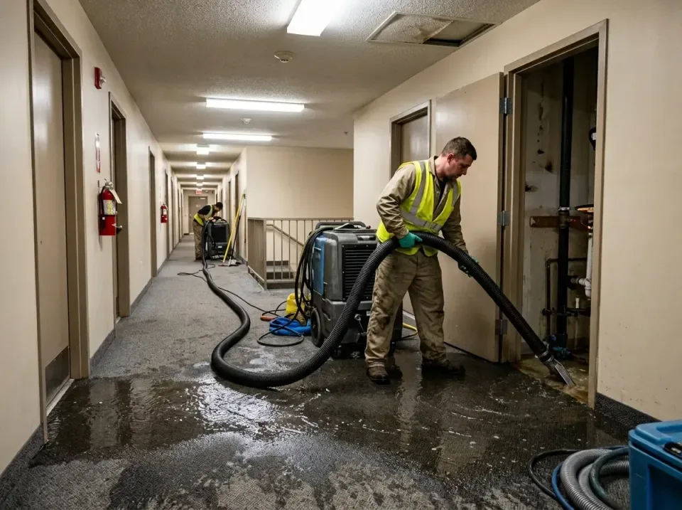 multi-unit-apartment-hallway-f-005 — frequently asked questions, Emergency Burst Pipe Water Extraction & Removal in Kemp Mil…